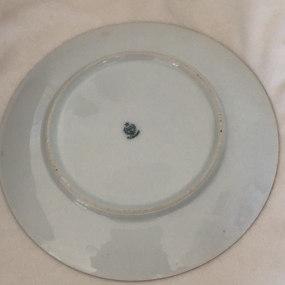 Rare Vintage Purple Floral RS Germany Porcelain 8.5" Plate - Picture 6 of 10